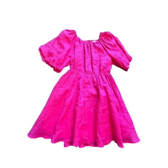 NWT A Loves A Pink Cotton Dress - Size L - Picture 15 of 16